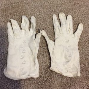Vintage leather dress gloves