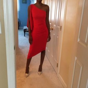 Gorgeous Red Bebe dress