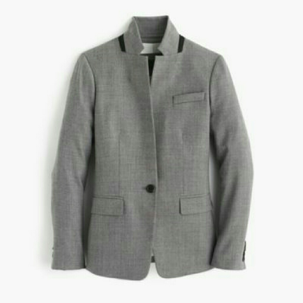 NWT J. Crew Regent Blazer in Heather Carbon