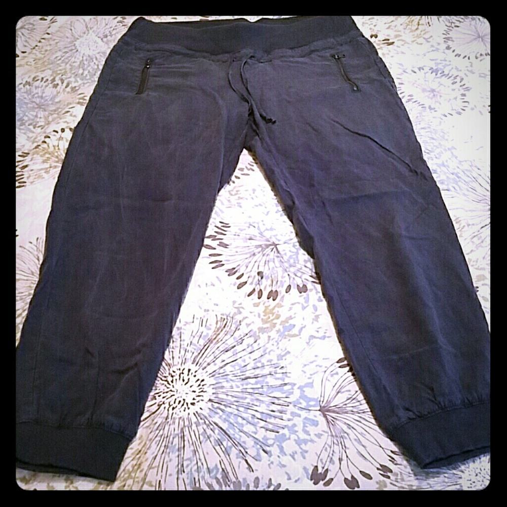 EUC Cloth and Stone blue crop pants size L