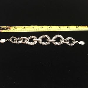 Chicos magnetic chunky rhinestone bracelet