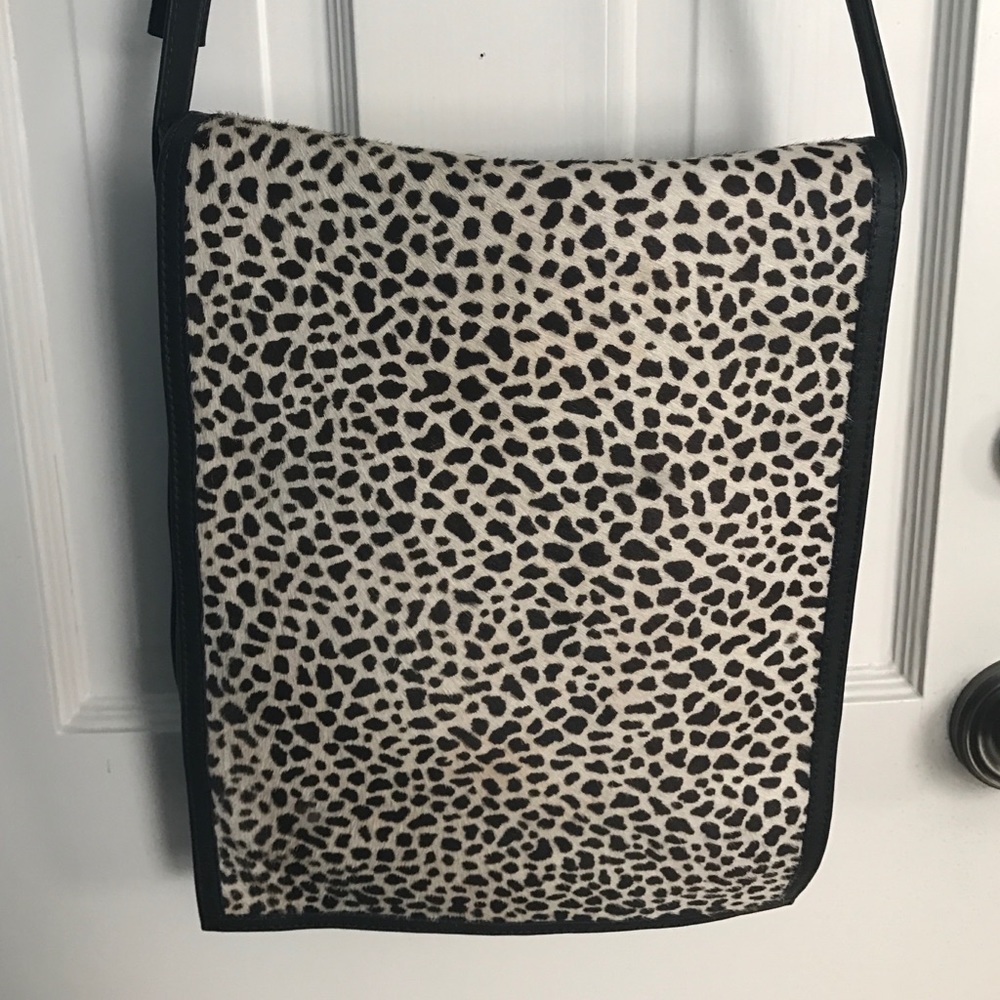 Leopard messenger bag