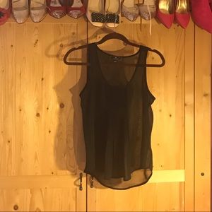 Black Sheer Tank