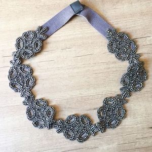 Anthropologie Bowline beaded stretch belt