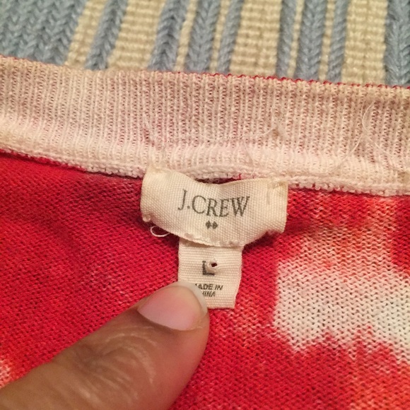 J. Crew Sweaters - Red Floral J. Crew Cardigan J. Crew Sweaters - Red Floral J. Crew Cardigan
