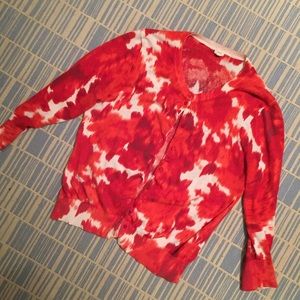 J. Crew Sweaters - Red Floral J. Crew Cardigan J. Crew Sweaters - Red Floral J. Crew Cardigan