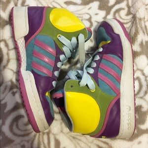 Multi Colored Adidas hightop Sneakers