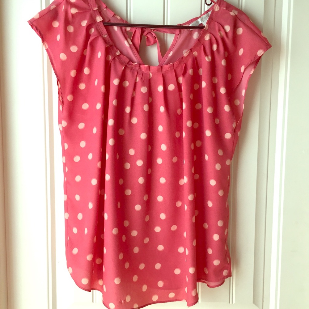 Pretty polkadot feminine blouse