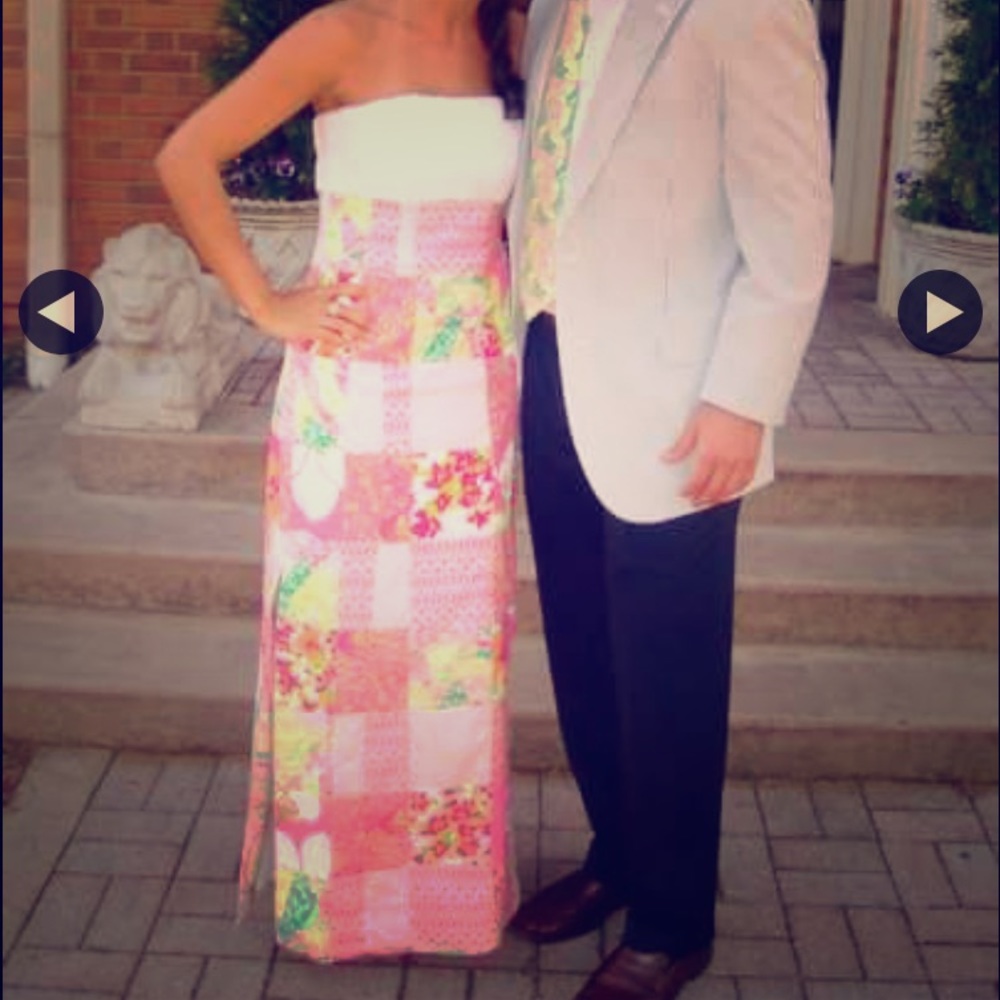 Lilly Pulitzer Strapless Quilted Dress