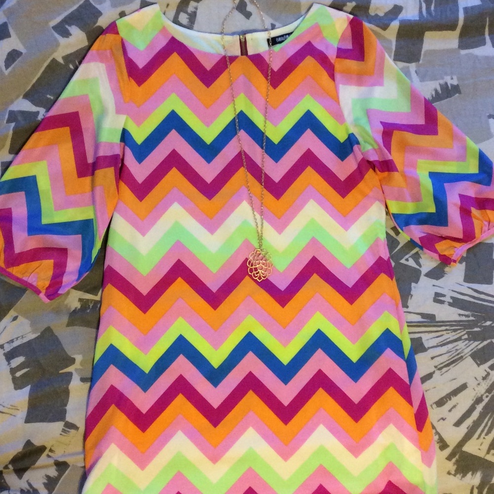 New chevron print dress!