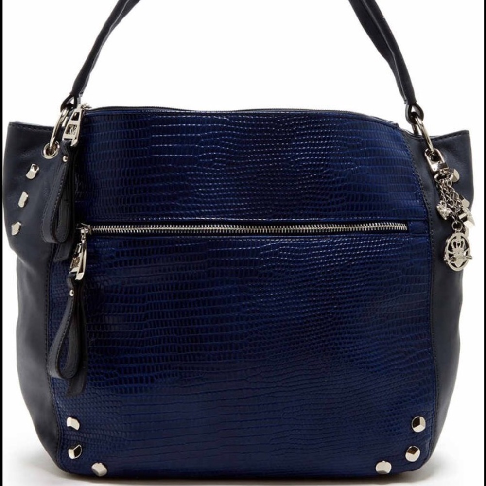Blue Large Kathy Van Zeeland "Studtacular Hobo"