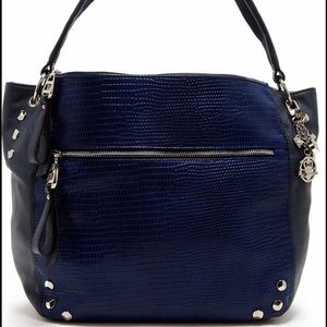 Blue Large Kathy Van Zeeland "Studtacular Hobo"