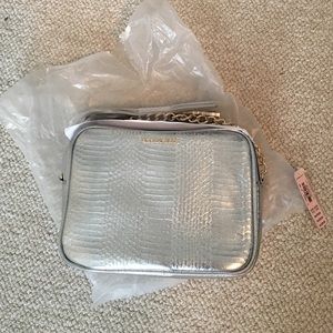 Victoria's Secret Silver Crossbody with gold chain