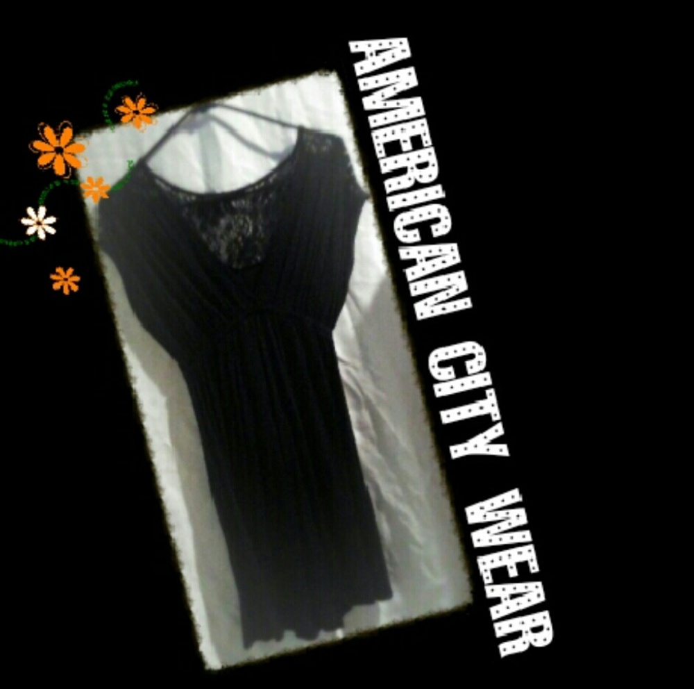 Black American City Wear Top