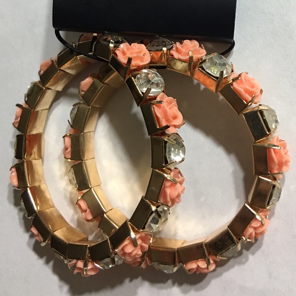 New Forever 21 rose and CZ bracelets