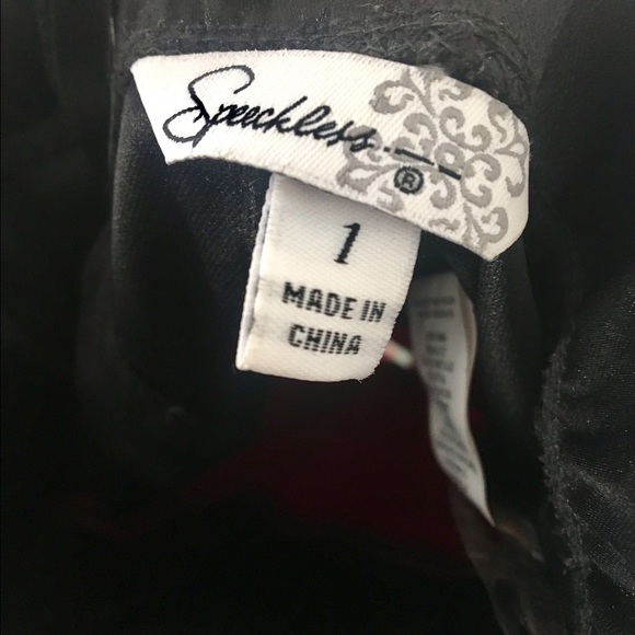 NWOT "Speechless" strapless dress. Junior size 1 - Picture 3 of 4