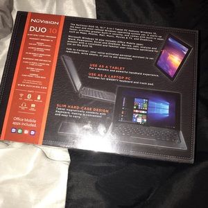 Duo 10 windows 2in1 laptop. Brand new
