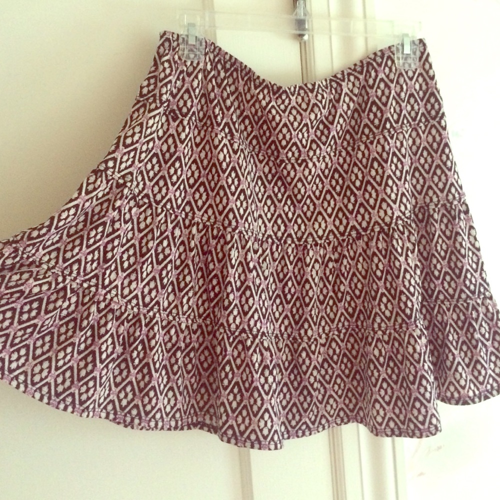 Lavender Patterned Skirt