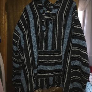 XL men's poncho