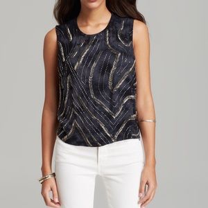 Chaser Tops - Chaser Beaded Tie Dye Tank Chaser Tops - Chaser Beaded Tie Dye Tank