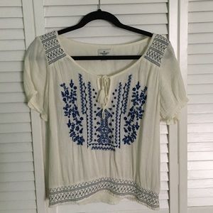 Bohemian beach style shirt