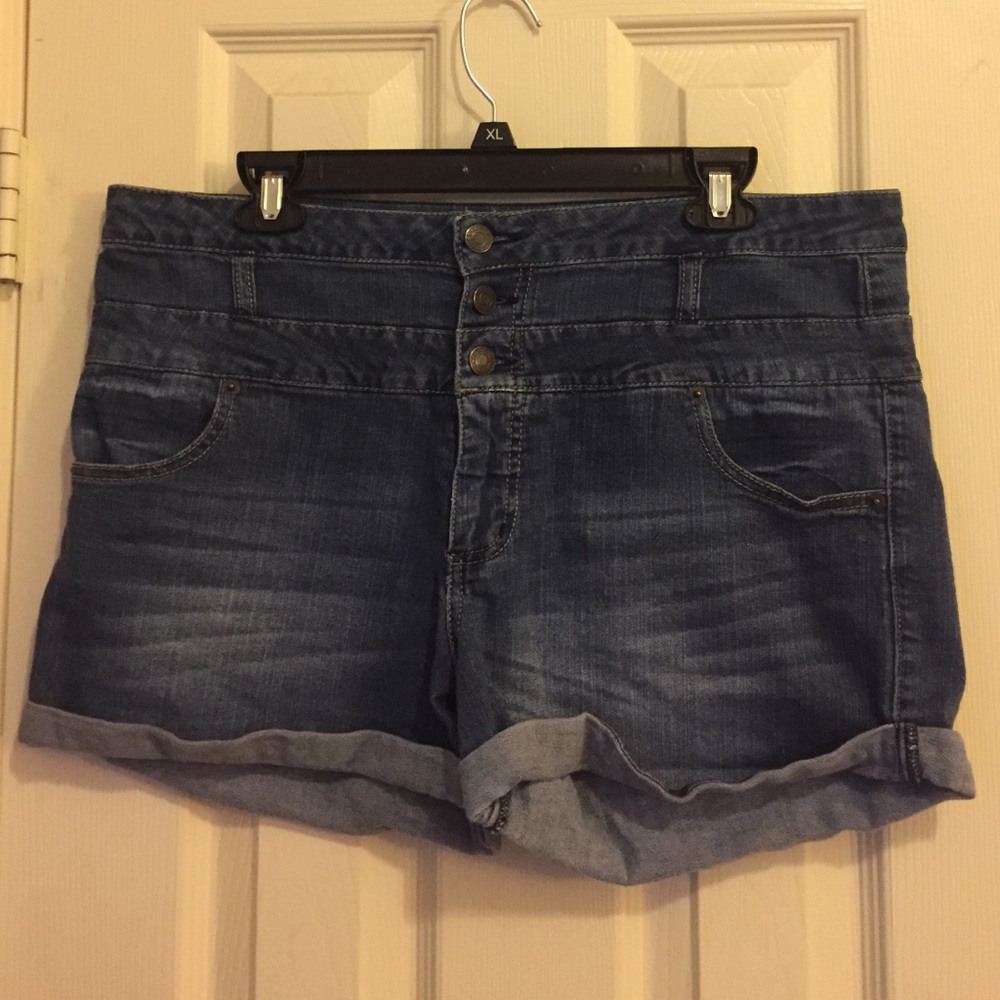 High waisted shorts