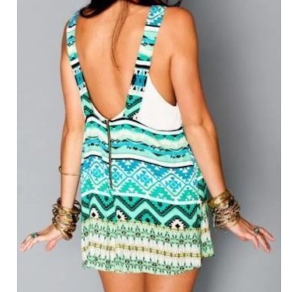 SHOW ME YOUR MUMU Draped Romper Intricate Jumpsuit - Picture 2 of 4