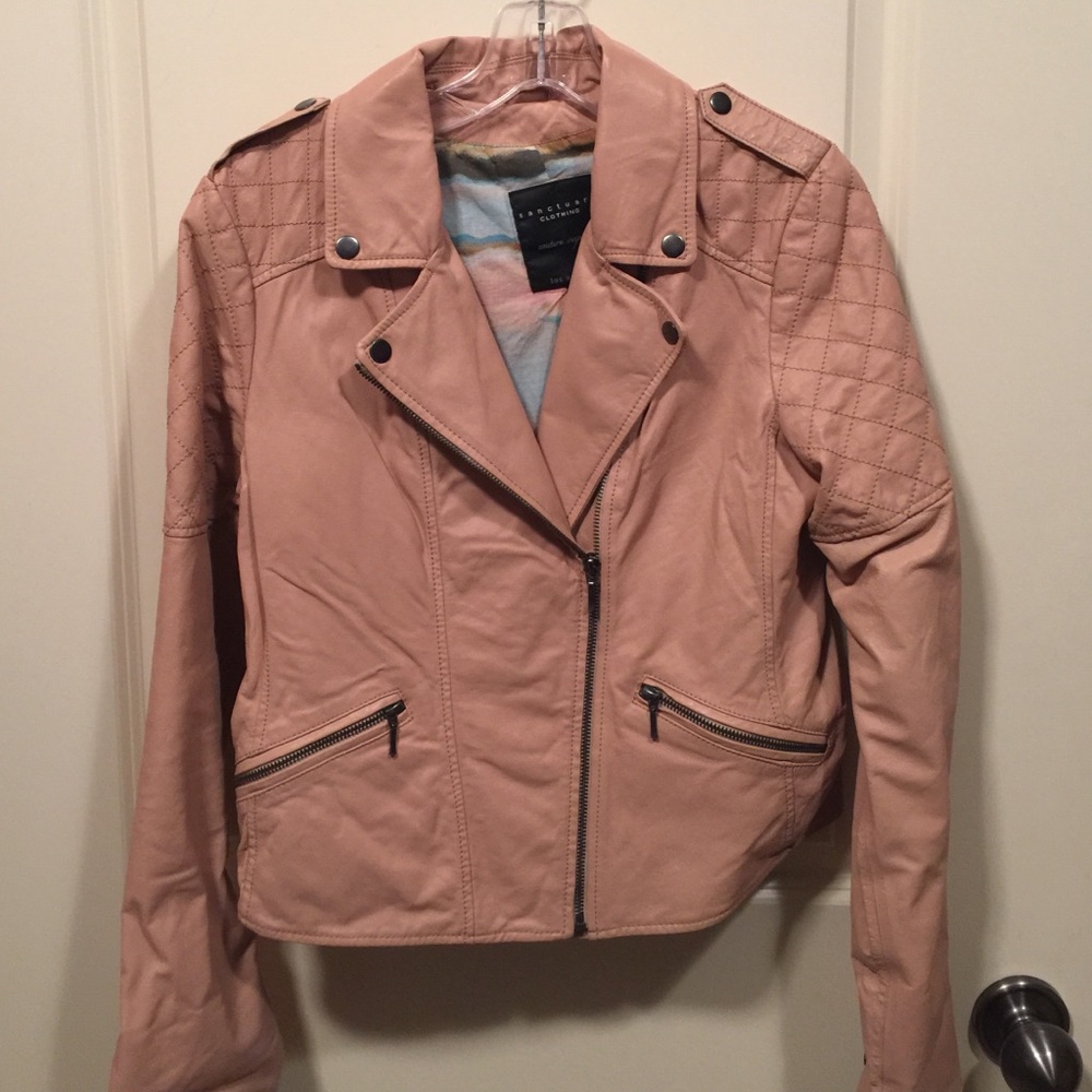 Sanctuary Clothing Leather Moto Jacket