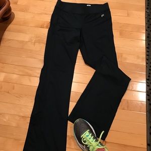 Exercise/activewear boot leg bottoms