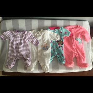 .: 4 Preemie Onesies Bundle :.