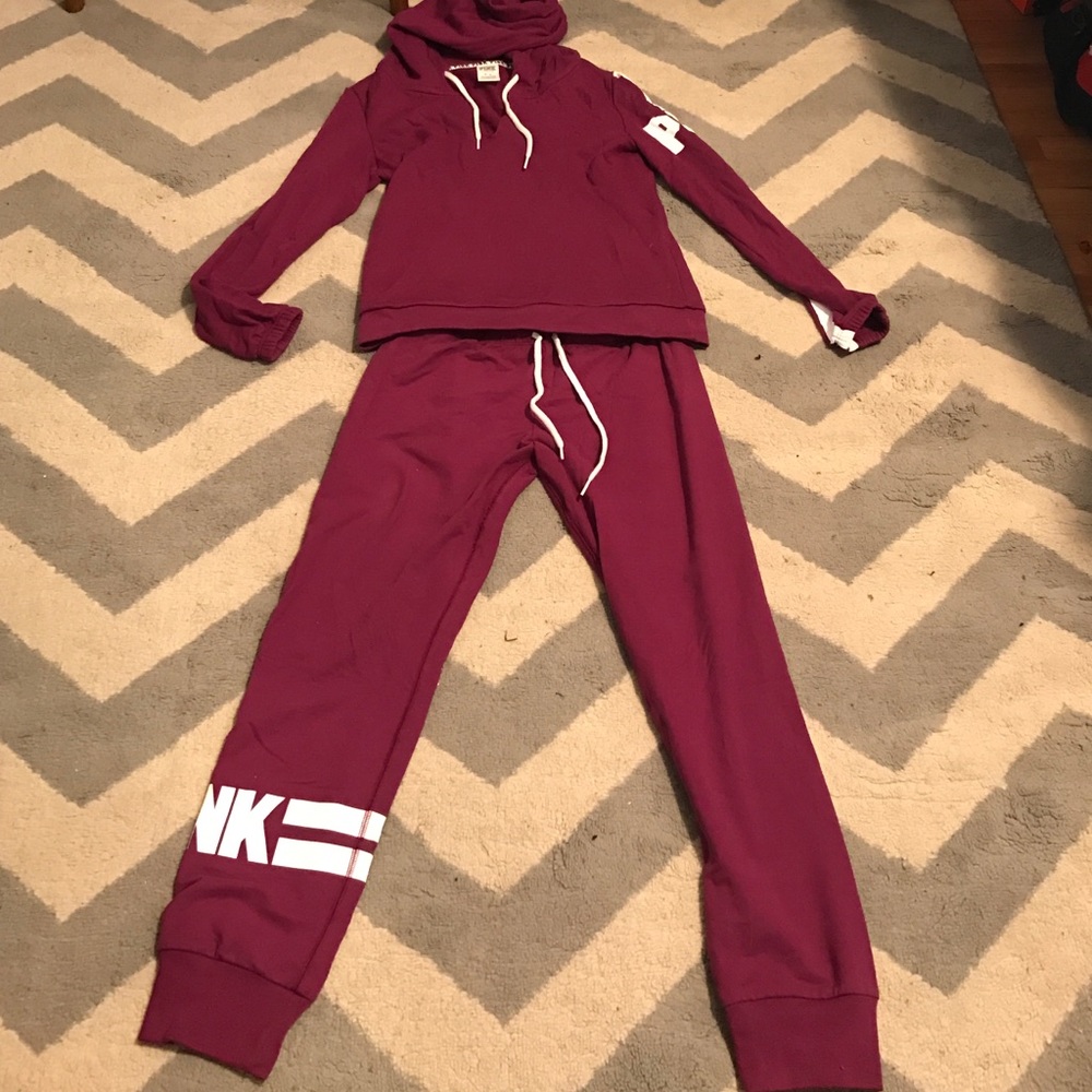 Pink Sweatsuit.