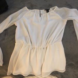 Cream blouse