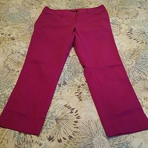 EUC magenta slim ankle pant size 8R
