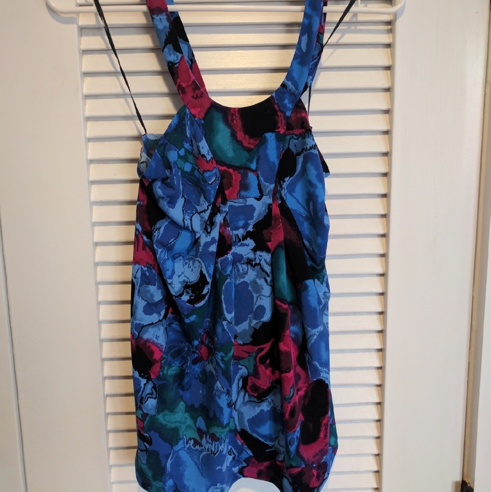 Floral print tank top