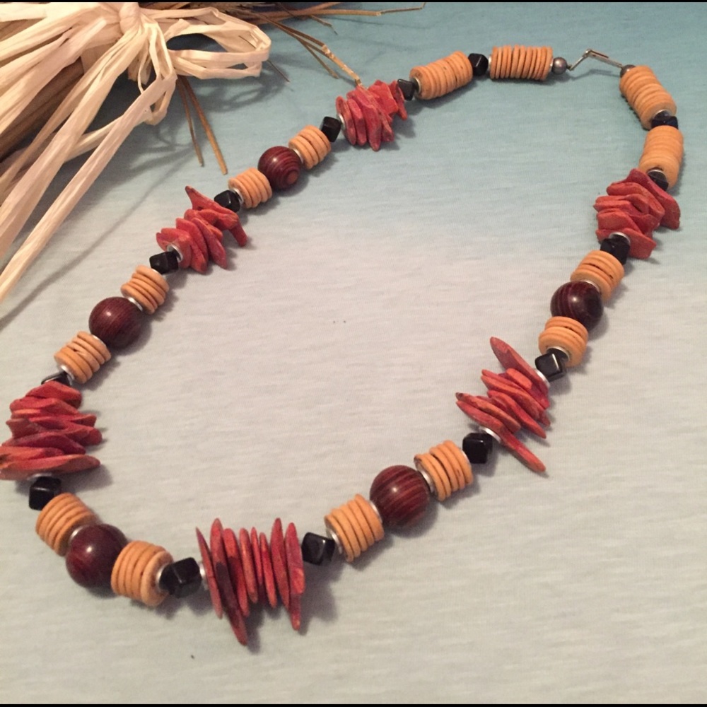 Unique Tribal statement necklace