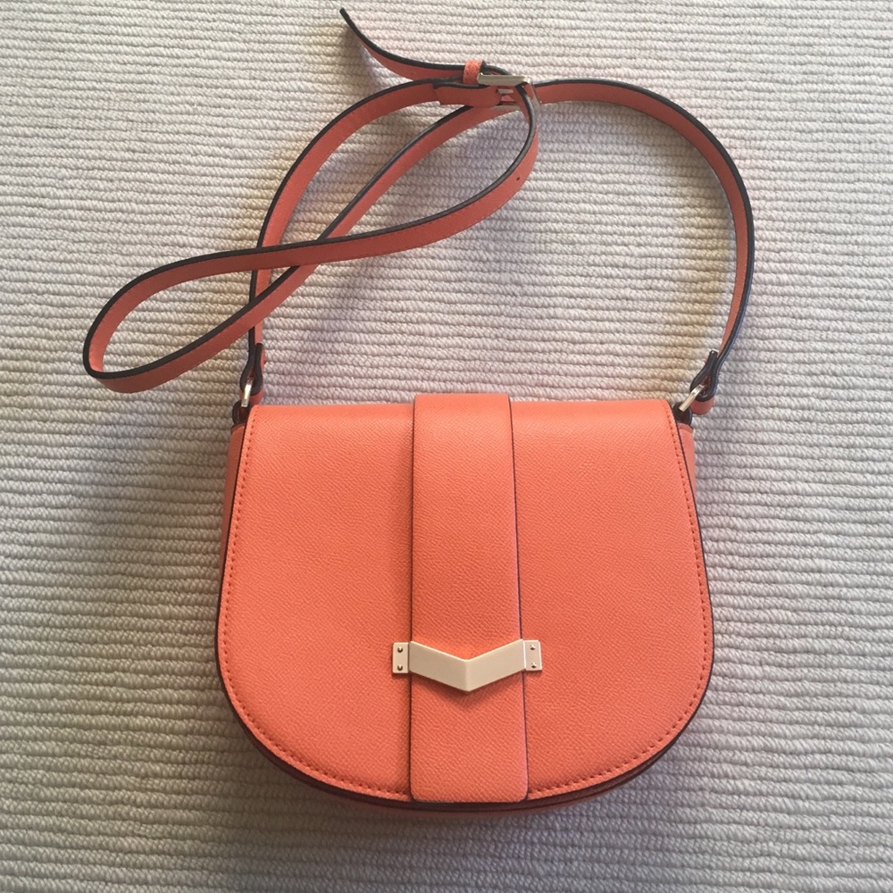 Bright orange satchel
