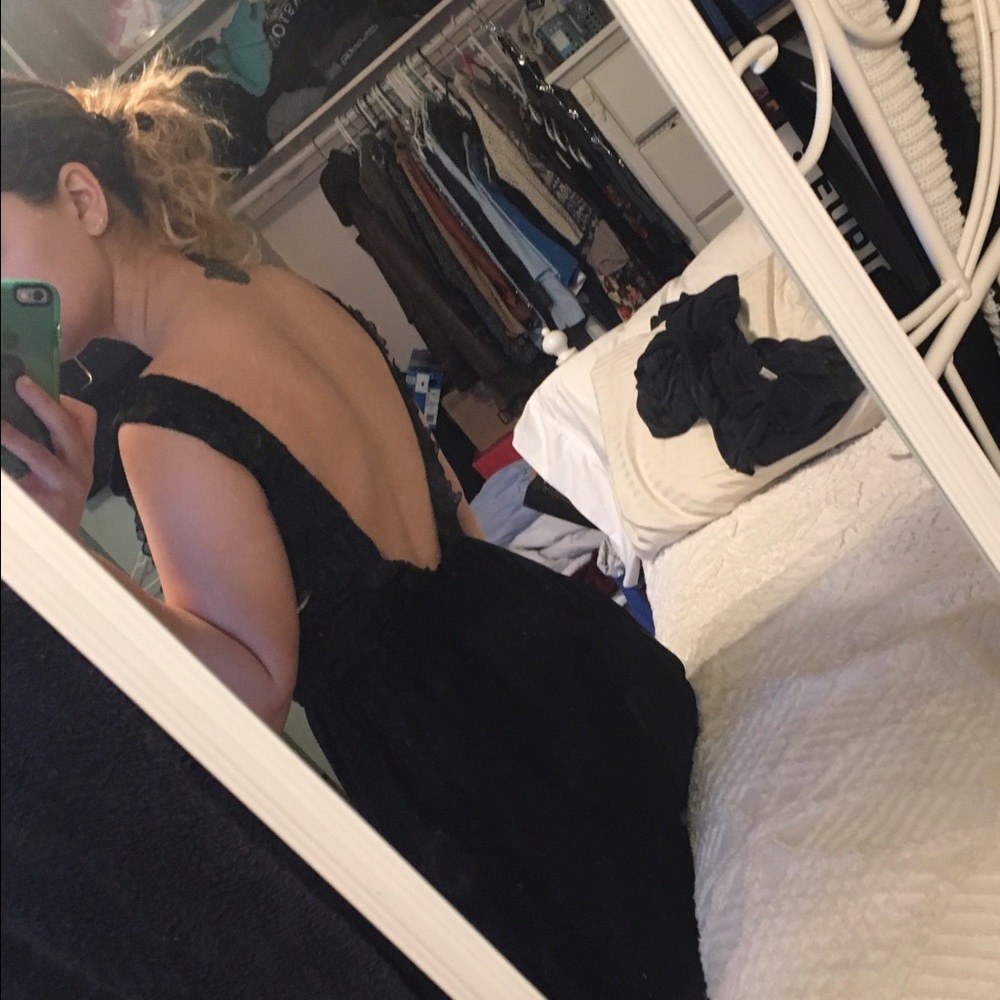 Low Back ASOS Daisy Embroider Dress