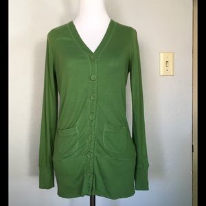 Caslon (Nordstrom) green cardigan