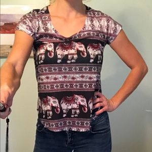 New Bohemian Elephant Top