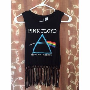Pink Floyd crop top