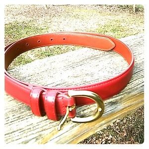 CLASSIC Coach leather belt sz lg