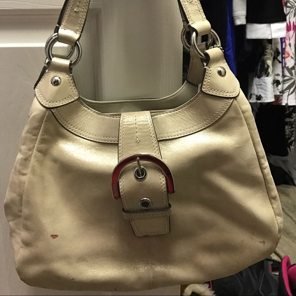 Coach bag and matching wallet, in good shape