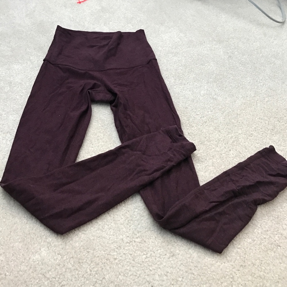 Lululemon Bordeaux cotton roll down WUP