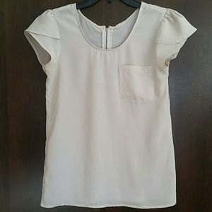 🌸SALE🌸Tan Chiffon Blouse