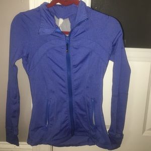 size four lululemon stretchy workout jacket