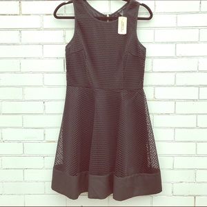 Forever 21 Black Mesh Skater Dress NWT fishnet 👗