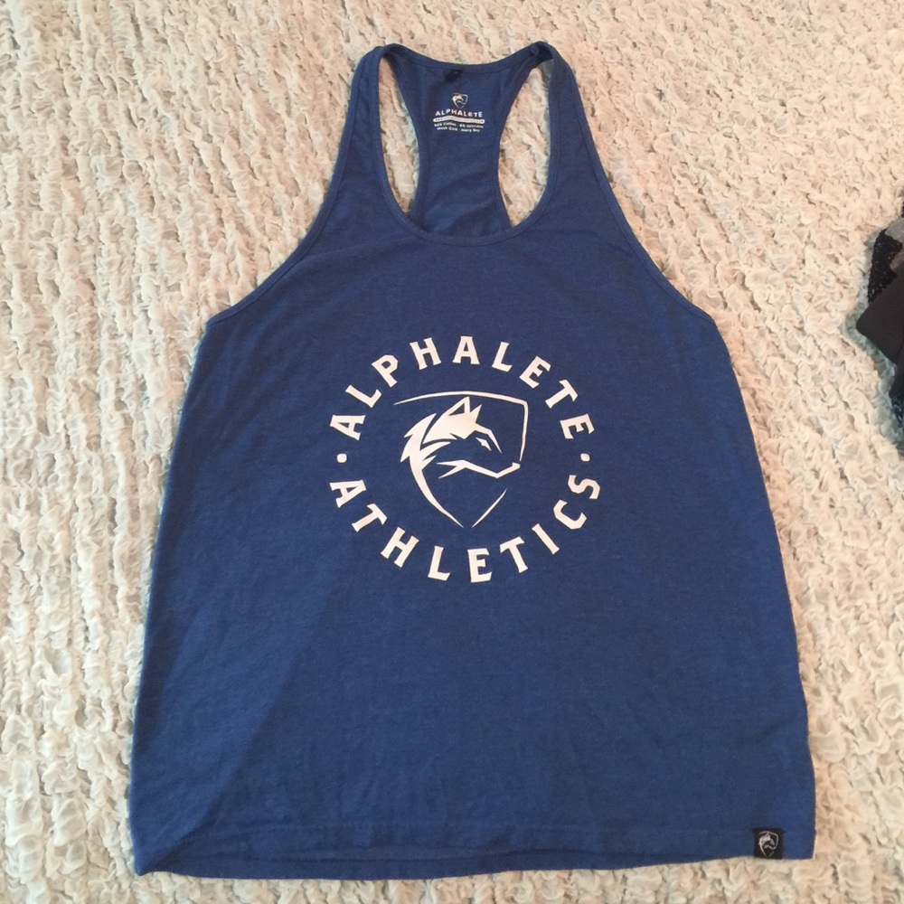 Alphalete Athletics blue stringer