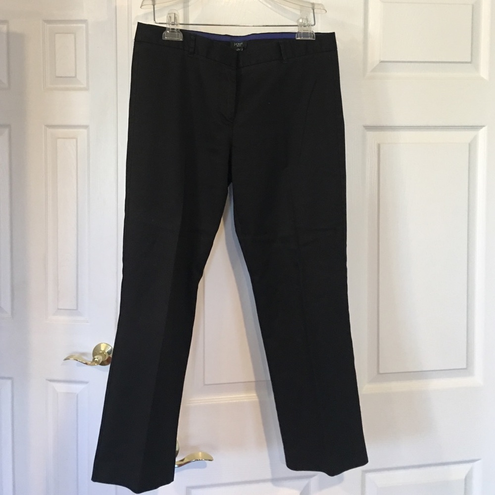J CREW City Fit Black Pants