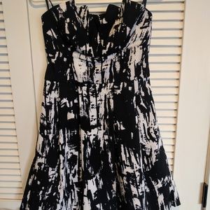 Black and white dress