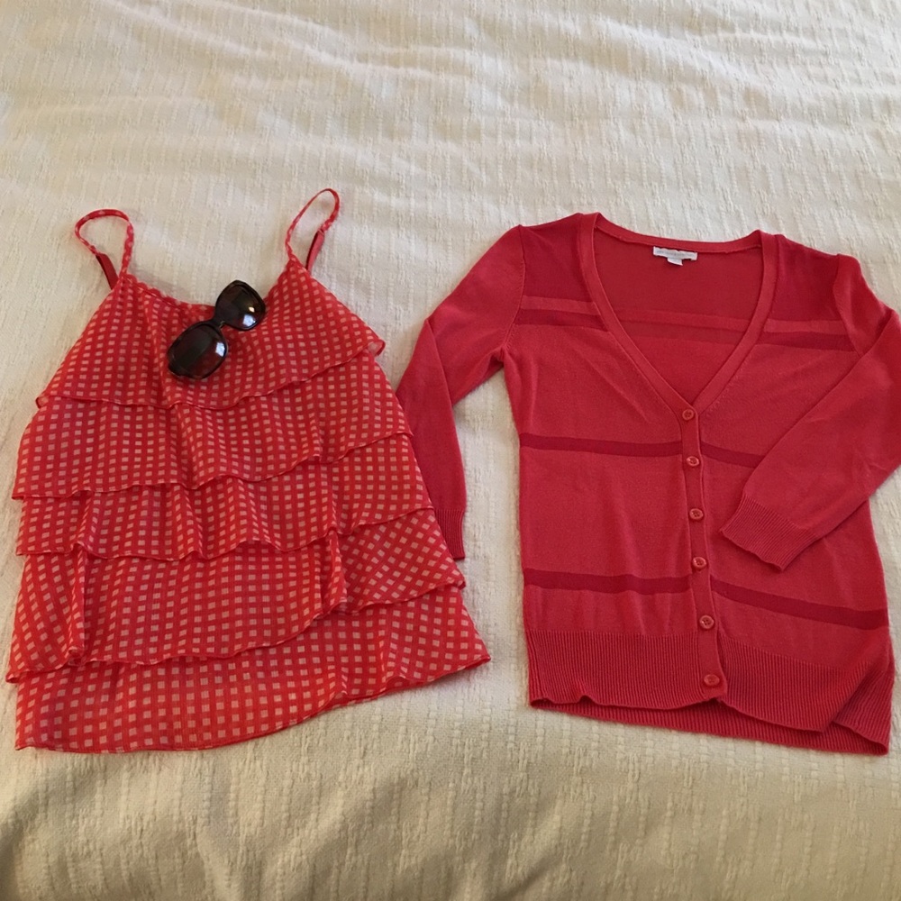 Cardigan and top set good condition!